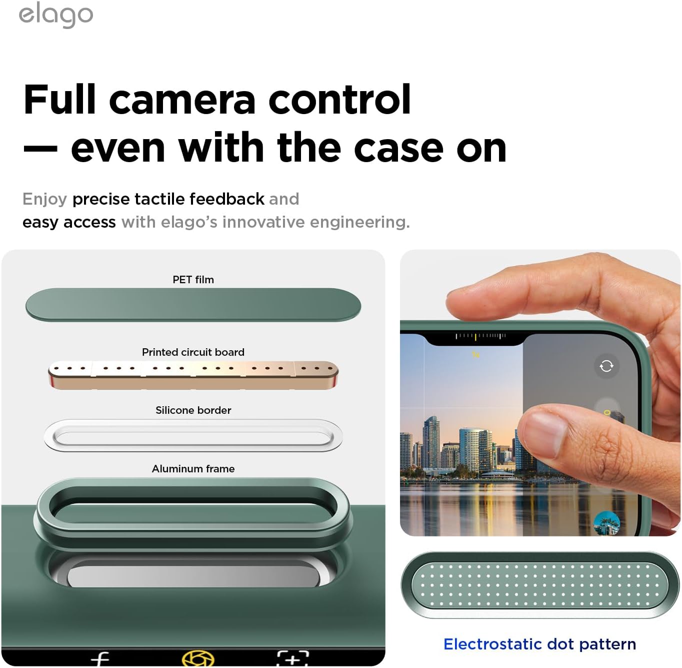 elago for iPhone 17 Pro Case, Premium Magnetic Silicone Case, Compatible with MagSafe, Liquid Silicone Material, Protective Cover, Shockproof, Slim Phone, 6.3 inch (Midnight Green)