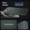 Spigen Liquid Air Designed for iPhone 15 Pro Max Case (2023) [Military-Grade Protection] - Abyss Green