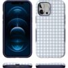 71kqu3KkzmL._AC_SL1500_ Casely iPhone 12 Pro Max Case | Pastel Picnic | Blue Gingham | Bold Protective Design | Compatible with MagSafe