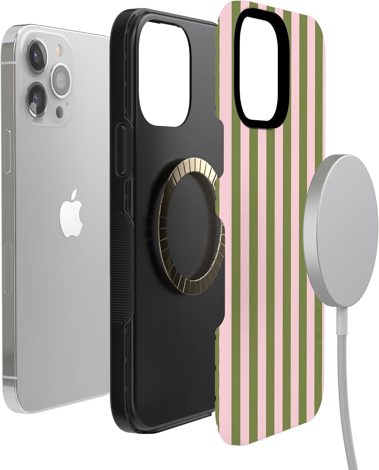71krrsAT-CL._AC_SL1500_ Casely iPhone 13 Pro Case | Sunday Best | Summer Stripes | Bold Protective Design | Compatible with MagSafe