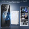 71kzdchAAjL._AC_SL1500_ ESR for iPhone 16 Plus Case, Camera Control Cover, Compatible with MagSafe, Shockproof Military-Grade Protection, Magnetic Phone Case for iPhone 16 Plus, Classic Hybrid Case, Clear Black