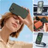 Miracase Compatible with iPhone 15 Case, [Soft Anti-Scratch Microfiber Lining], Liquid Silicone Case Gel Rubber Shockproof Drop Protection Phone Case for iPhone 15, Dark Green