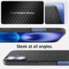 Spigen Liquid Air Designed for iPhone 16 Plus Case [NOT Compatible with MagSafe], [Military-Grade Protection] - Matte Black