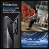 Spigen Liquid Air Designed for iPhone 15 Pro Case (2023) [Military-Grade Protection] - Matte Black