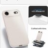 Spigen for iPhone Air Case, Liquid Air [TPU Covered Camera Control] [No Magnet Ring] [Military-Grade Protection] - Natural Titanium