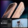 Spigen Liquid Air Designed for iPhone 16 Pro Case [NOT Compatible with MagSafe], [Military-Grade Protection] - Rose Titanium