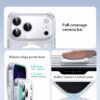ESR for iPhone 17 Pro Max Case, Camera Control Cover, Compatible with MagSafe, Shockproof Military-Grade Protection, Magnetic Phone Case for iPhone 17 Pro Max, Classic Hybrid Case, Clear Shimmer