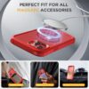 71qM4avkJOL._AC_SL1500_ Miracase Glass Series Designed for iPhone 14 Plus Case 6.7 inch, 2023 Upgrade Full-Body Magnetic Clear Case with Built-in 9H Tempered Glass Screen Protector,Compatible with MagSafe, Red