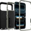 71qaF-jD67L._AC_SL1500_ OtterBox iPhone 17 Pro Max (Only) - Defender Series Case - Graphite Shadow (Black & Grey) - Snaps on MagSafe - Tough - Rugged & Durable