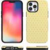71qf749RgjL._AC_SL1500_ Casely iPhone 13 Pro Max Case | On the Dot | Yellow Polka Dot | Bold Protective Design | Compatible with MagSafe