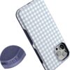 71rHWoJNwvL._AC_SL1500_ Casely iPhone 12 Pro Max Case | Pastel Picnic | Blue Gingham | Bold Protective Design | Compatible with MagSafe
