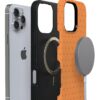 71rdLXqsJL._AC_SL1500_ Casely iPhone 16 Pro Case | On the Dot | Orange Polka Dot | Bold Protective Design | Compatible with MagSafe