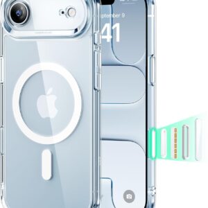 ESR for iPhone Air Case, Camera Control Cover, Compatible with MagSafe, Shockproof Military-Grade Protection, Magnetic Phone Case for iPhone Air, Classic Hybrid Case, Clear