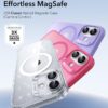 71sOFXyATnL._AC_SL1500_ ESR for iPhone 17 Case, Camera Control Cover, Compatible with MagSafe, Shockproof Military-Grade Protection, Magnetic Phone Case for iPhone 17, Classic Hybrid Case, Frosted Purple