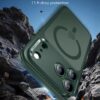 71sWHbZFSRL._AC_SL1500_ ESR for iPhone 17 Pro Case, Camera Control Cover, Compatible with MagSafe, Shockproof Military-Grade Protection, Magnetic Phone Case for iPhone 17 Pro, Classic Hybrid Case, Frosted Green