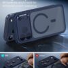 71sXOkObIML._AC_SL1500_ ESR for iPhone 17 Pro Case, Camera Control Cover, Compatible with MagSafe, Shockproof Military-Grade Protection, Magnetic Phone Case for iPhone 17 Pro, Classic Hybrid Case, Frosted Blue