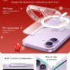 71sZrUesQwL._AC_SL1500_ ESR for iPhone 17 Case, Camera Control Cover, Compatible with MagSafe, Shockproof Military-Grade Protection, Magnetic Phone Case for iPhone 17, Classic Hybrid Case, Santa Skater