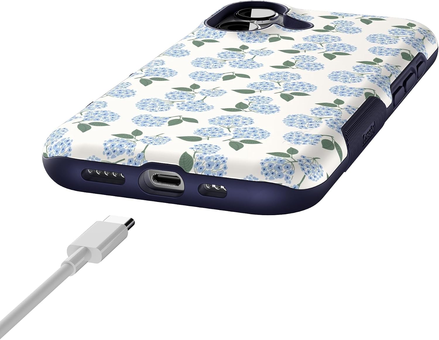 71sf4LSCa6L._AC_SL1500_ Casely iPhone 17 Case | Nantucket Cottage | Blue Hydrangea | Bold Protective Design | Compatible with MagSafe