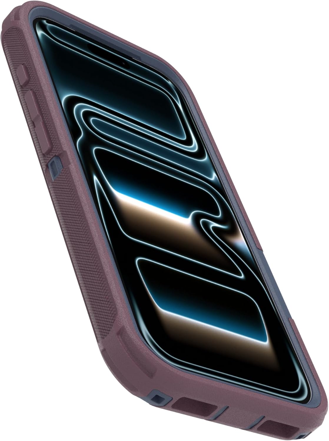 OtterBox iPhone 17 Pro (Only) - Defender Series Case - Tulipwood Glow (Purple & Blue) - Snaps on MagSafe - Tough - Rugged & Durable