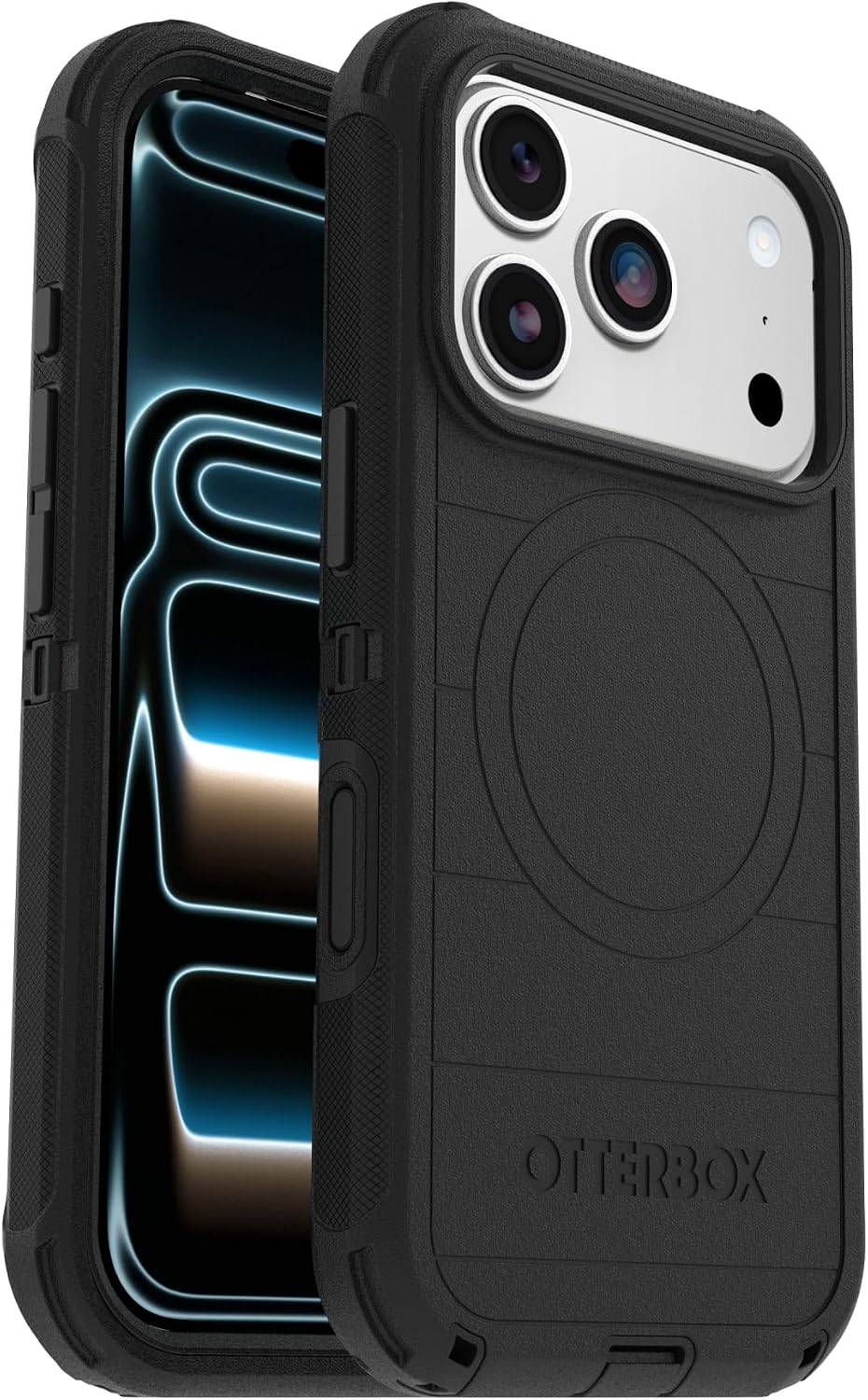 71v11ZsT1OL._AC_SL1500_ OtterBox iPhone 17 Pro Defender Pro Series Case - Black - Tough, Rugged & Durable iPhone Case, Snaps on MagSafe