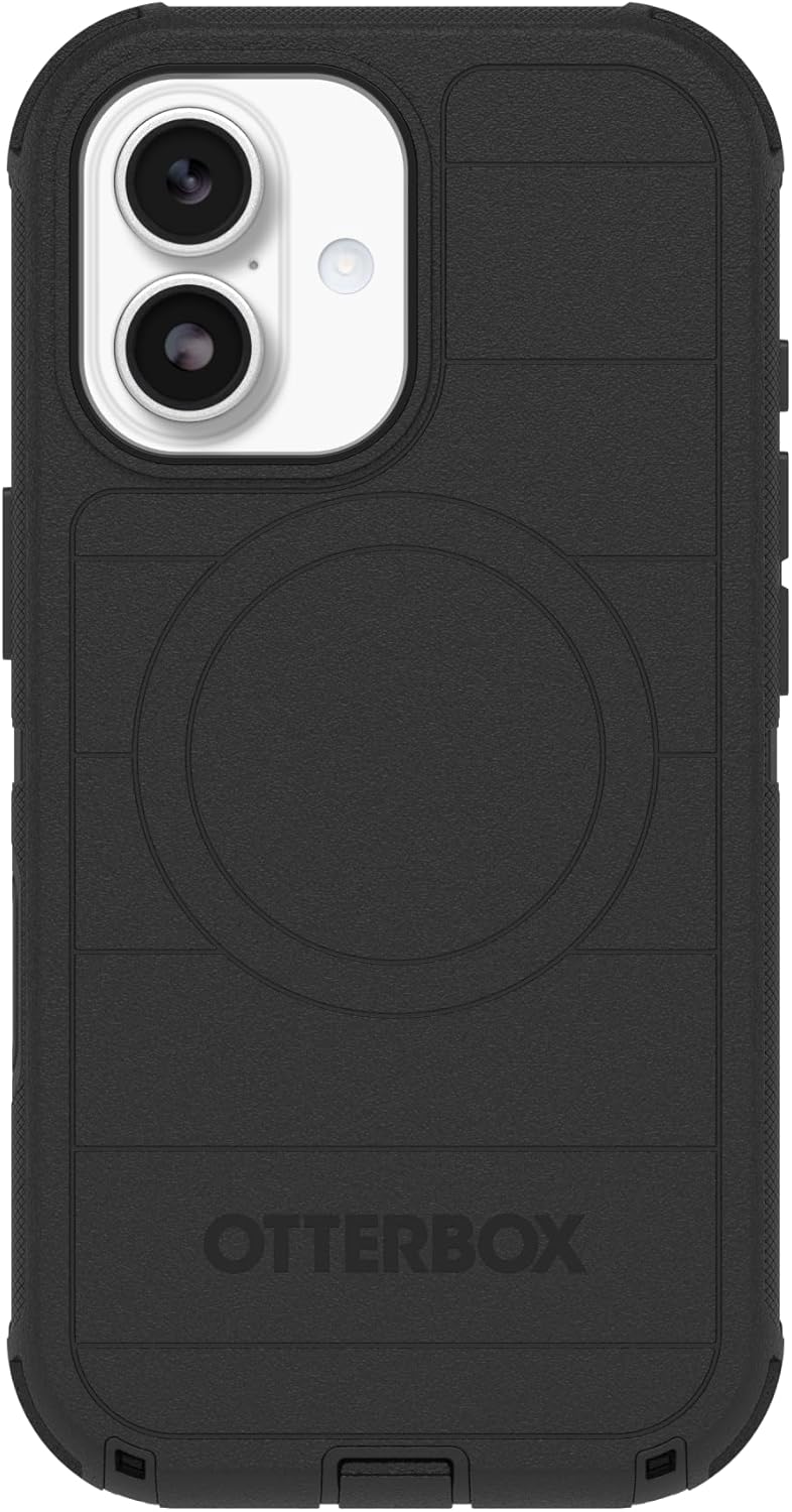 71vQx2zW2L._AC_SL1500_ OtterBox iPhone 17 Defender Pro Series Case - Black - Tough, Rugged & Durable iPhone Case, Snaps on MagSafe
