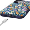 71wBaVpFN5L._AC_SL1500_ Casely iPhone 14 Pro Case | Full Bloom | Navy Floral | Bold Protective Design | Compatible with MagSafe