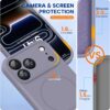 71wZzqM9ZL._AC_SL1500_ Miracase Magnetic for iPhone 17 Pro Case, Compatible with MagSafe, Integrated Silicone Camera Control Cover, 3.0mm Thicken Shockproof Drop Protection Phone Case for 17 Pro,Lavender Gray
