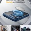 Miracase for iPhone 16 Pro Max Case 6.9'', [Bubble Free] Full-Body Bumper Phone case with Built-in Full Glass Screen &Lens Protector,Compatible with MagSafe,Drop Proof 16 Pro Max Cover,Blue