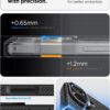 Spigen for iPhone 17 Case, Liquid Air [TPU Covered Camera Control] [No Magnet Ring] [Military-Grade Protection] - Matte Black