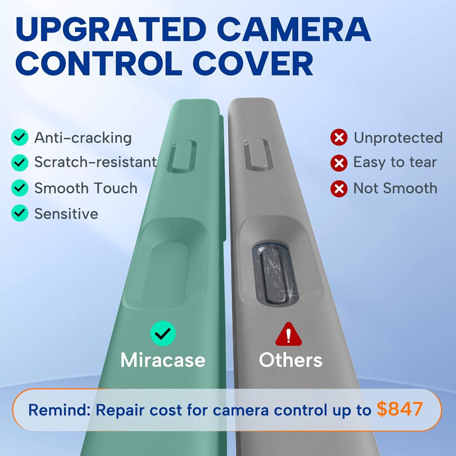 71x7q21yfNL._AC_SL1500_ Miracase Magnetic for iPhone 17 Pro Case, Compatible with MagSafe, Integrated Silicone Camera Control Cover, 3.0mm Thicken Shockproof Drop Protection Phone Case for 17 Pro,Midnight Green