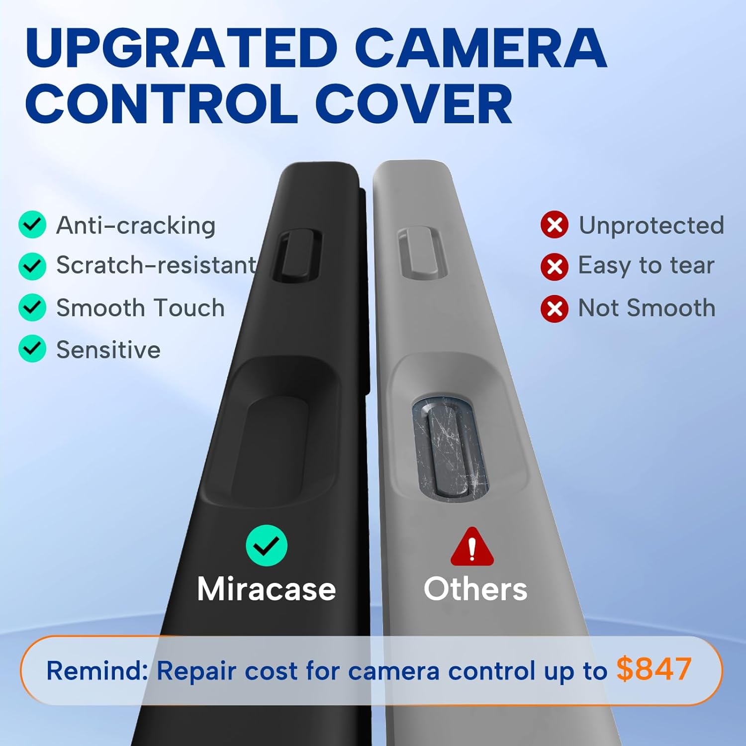 71xF4HhweL._AC_SL1500_ Miracase Magnetic for iPhone 17 Case, Compatible with MagSafe, Integrated Silicone Camera Control Cover, Shockproof Drop Protection Phone Case for 17,Black
