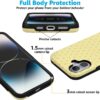 71xHDnlphjL._AC_SL1500_ Casely iPhone 16 Plus Case | On the Dot | Yellow Polka Dot | Bold Protective Design | Compatible with MagSafe