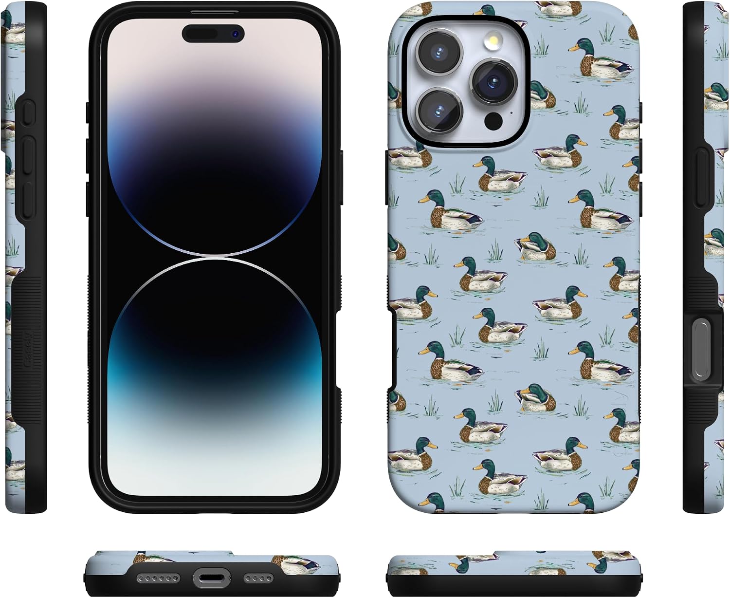 71yQxCm5okL._AC_SL1500_ Casely iPhone 16 Pro Max Case | Blue Mallard & Co. | The Boyfriend Collection | Bold Protective Design | Compatible with MagSafe