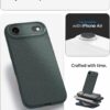 Spigen for iPhone Air Case, Liquid Air [TPU Covered Camera Control] [No Magnet Ring] [Military-Grade Protection] - Abyss Green