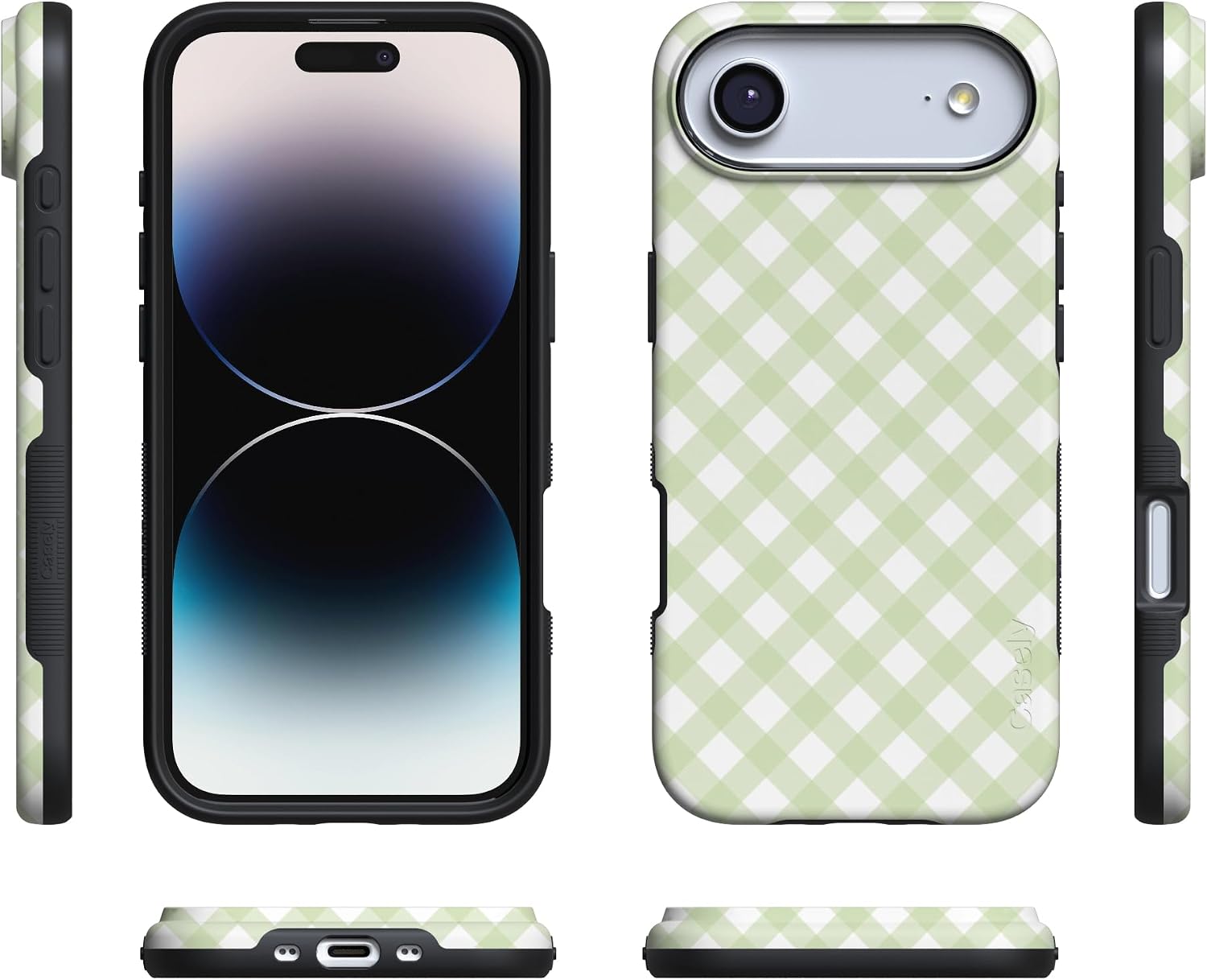 71zP-fnwUgL._AC_SL1500_ Casely iPhone 17 Air Case | Mint Lattice | Sunday Best | Bold Protective Design | Compatible with MagSafe