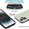 71zbzYQtg4L._AC_SL1500_ Casely iPhone 16 Case | Linen Stripe | The Boyfriend Collection | Bold Protective Design | Compatible with MagSafe