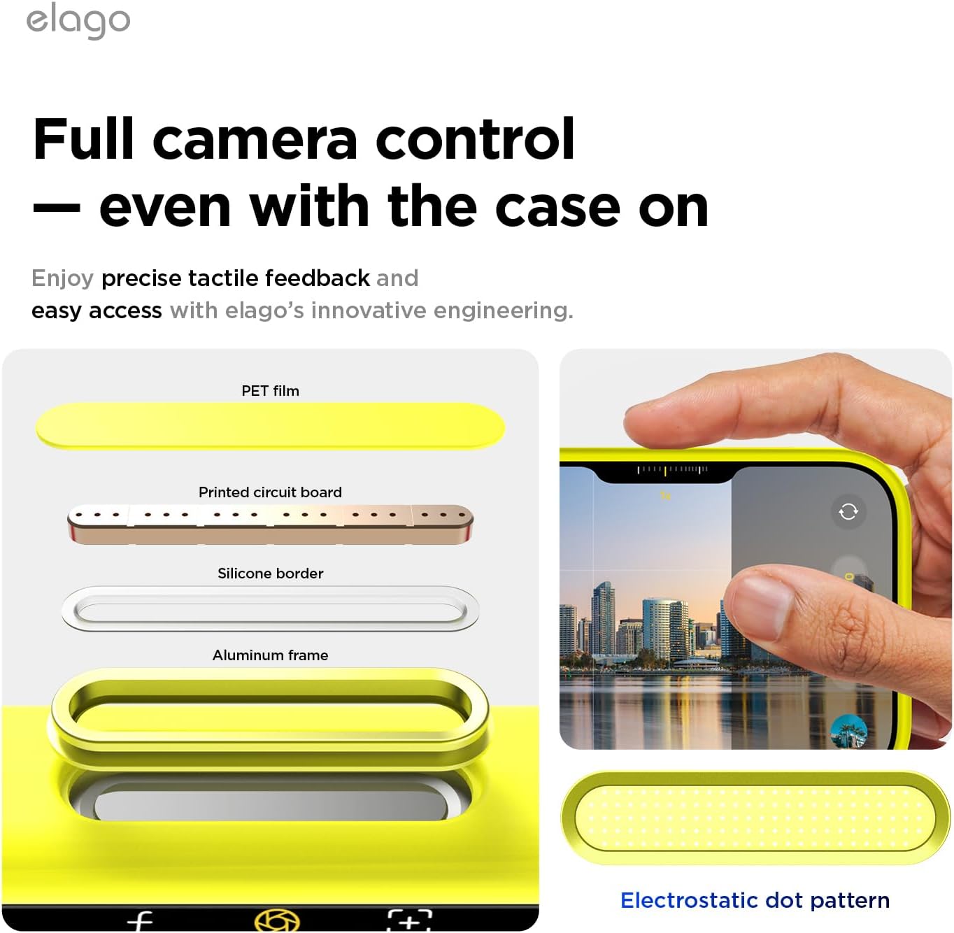 elago for iPhone 17 Pro Case, Premium Magnetic Silicone Case, Compatible with MagSafe, Liquid Silicone Material, Protective Cover, Shockproof, Slim Phone, 6.3 inch (Neon Yellow)