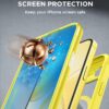 Miracase for iPhone 17e Case & iPhone 16e Case, Full-Body Phone with Built-in Glass Screen Protector, [Magnetic with MagSafe] Military Drop Proof 17 E/ 16 E Cover Bumper 6.1 inch, Yellow