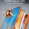 81-TrYNskaL._AC_SL1500_ Miracase for iPhone 17 Case 6.3'', Full-Body Military Grade Drop Protection Outdoor Phone case with Built-in Glass Screen &Camera Control,Easy Installation,No Gap,Compatible with MagSafe, Orange