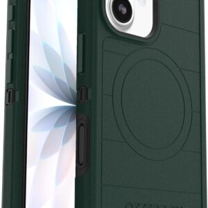 OtterBox iPhone 17 (Only) - Defender Series Case - Roasted Cashew Mist (Green & Black) - Snaps on MagSafe - Tough - Rugged & Durable