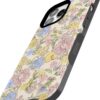 Casely iPhone 13 Pro Case | Prairie Blooms | Pastel Floral | Bold Protective Design | Compatible with MagSafe