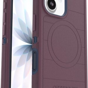 OtterBox iPhone 17 (Only) - Defender Series Case - Tulipwood Glow (Purple & Blue) - Snaps on MagSafe - Tough - Rugged & Durable