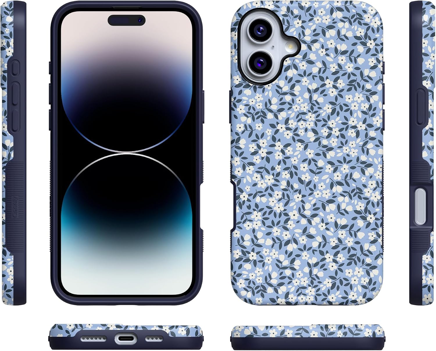 813lbvyTTmL._AC_SL1500_ Casely iPhone 16 Plus Case | Picking Daisies | Cottagecore | Bold Protective Design | Compatible with MagSafe
