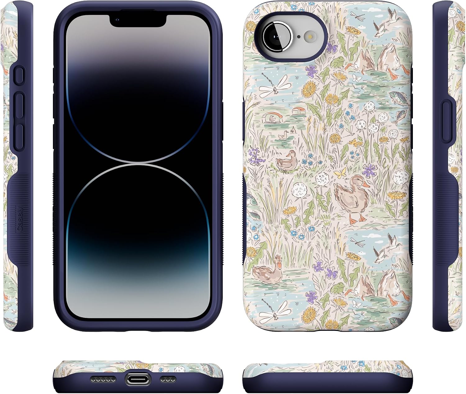 814VIDsXlL._AC_SL1500_ Casely iPhone 17e Case | Waddle Path | Duck Pond | Bold Protective Design | Compatible with MagSafe