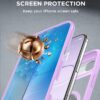 Miracase Magnetic for iPhone Air Case 6.5" [Compatible with MagSafe] Full-Body Phone Case with Built-in Glass Screen Protector & Camera Control,Drop Proof iPhone 17 Air Case Cover, Purple