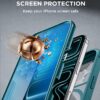 Miracase for iPhone 17 Pro Max Case 6.9" Full-Body Phone Case with Built-in Glass Screen Protector& Full Camera Protector,[Magnetic with MagSafe] Drop Proof 17 ProMax Cover, Green
