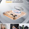 Miracase for iPhone 17 Pro Max Case 6.9" Full-Body Phone Case with Built-in Glass Screen Protector& Full Camera Protector,[Magnetic with MagSafe] Drop Proof 17 ProMax Cover, Clear Glitter