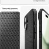 Spigen for iPhone 17 Case, Liquid Air [TPU Covered Camera Control] [No Magnet Ring] [Military-Grade Protection] - Matte Black