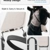 Spigen for iPhone 17 Case, Liquid Air [TPU Covered Camera Control] [No Magnet Ring] [Military-Grade Protection] - Natural Titanium