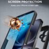 81FG4bUODzL._AC_SL1500_ Miracase for iPhone 16 Case 6.1'', Full-Body Bumper Phone case with Built-in Full Glass Screen &Camera Control,No Gap,Compatible with MagSafe,Drop Proof 16 Cover,Black